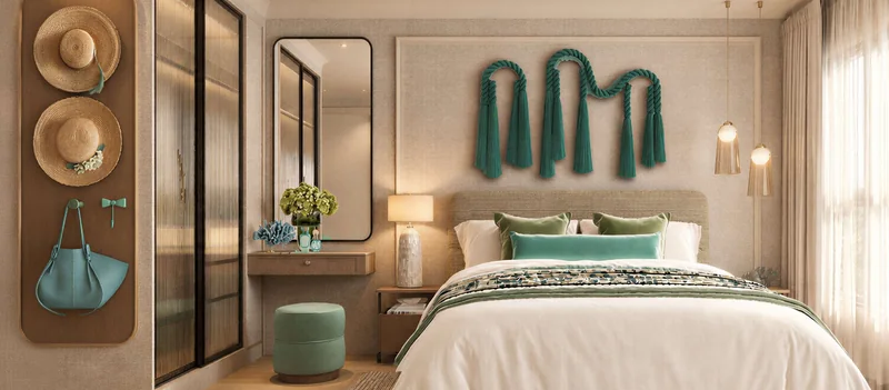 ห้อง 1 Bedroom ที่ The KUARTZ: ห้องนอน