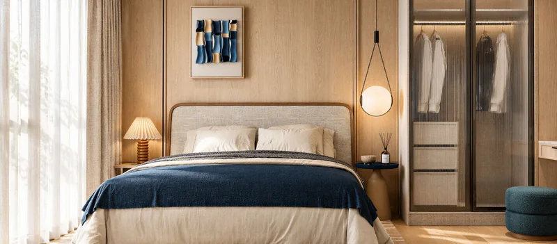 เพนต์เฮาส์ 2 Bedroom Plus ที่ The KUARTZ: ห้องนอน
